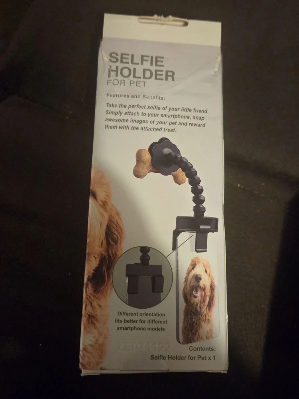 Selfie Holder for Pet - Black